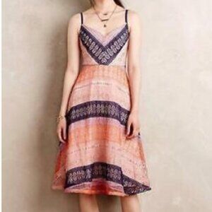 Anthropologie Summer Cottage Lace Dress By Maeve Size 6 NWOT